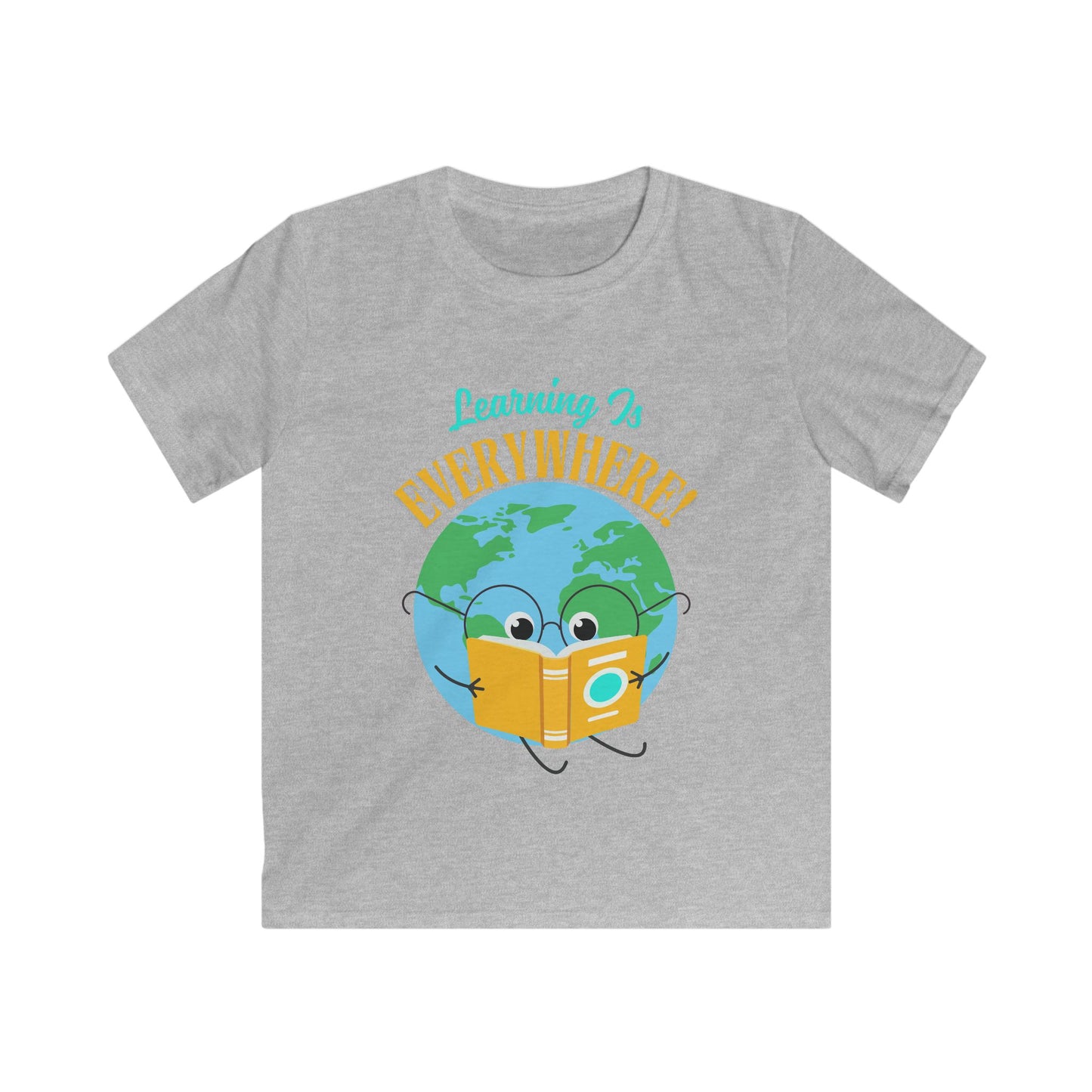Leaning is Everywhere, Fun Educational T-Shirt, Gift for Young Explorers, School Spirit Shirt, Kids' Birthday Gift