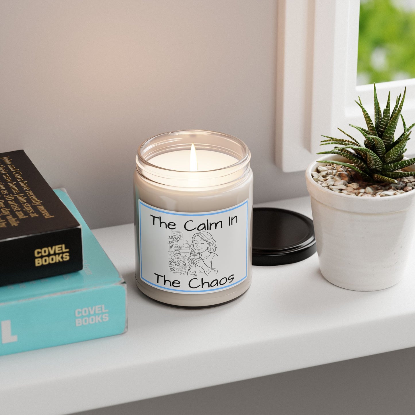 Calm in the Chaos Candle - Scented Soy, Relaxation Gift, Home Decor, Mindfulness, Aromatherapy, Self-Care