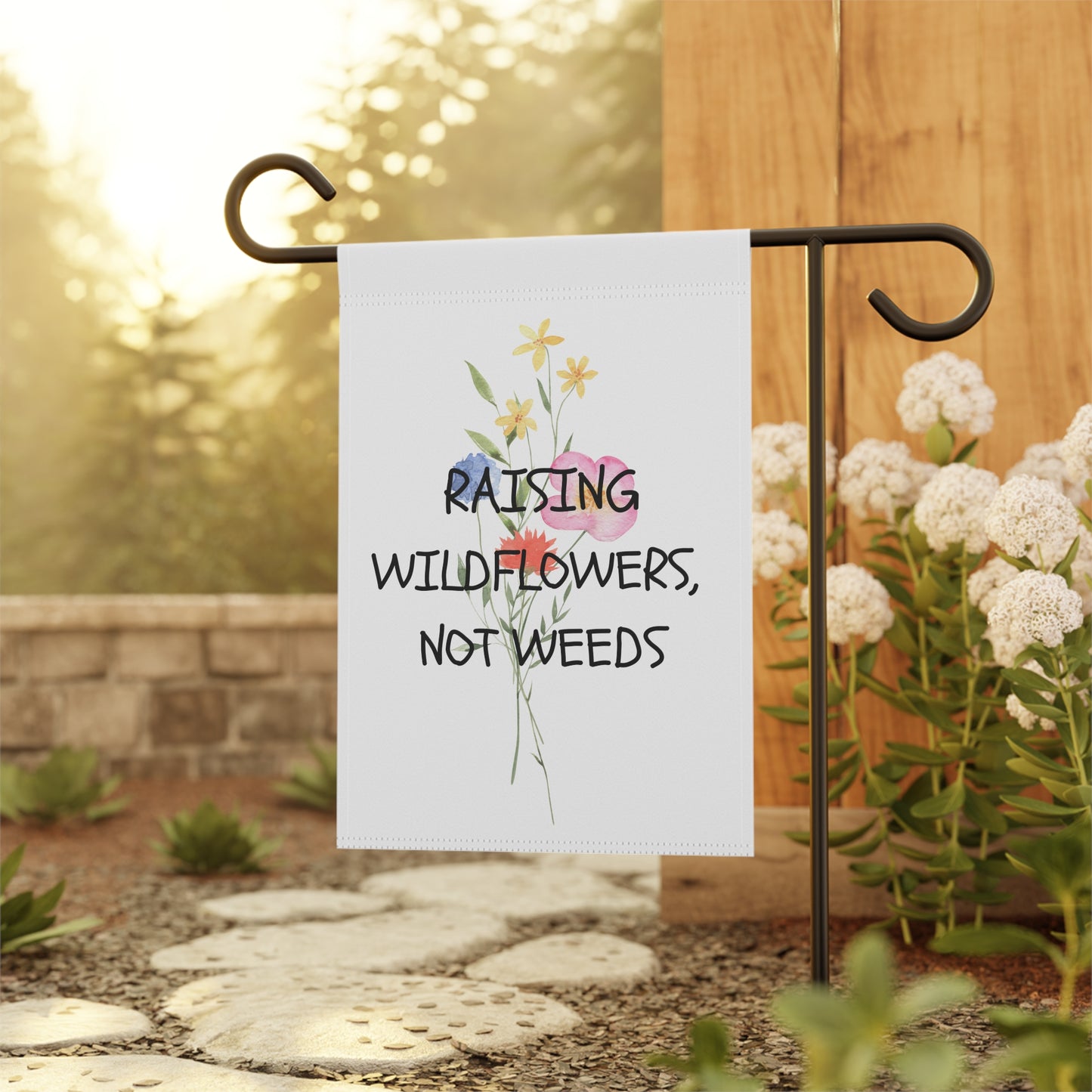 Raising Wildflowers Garden Flag, Home & Garden Gift