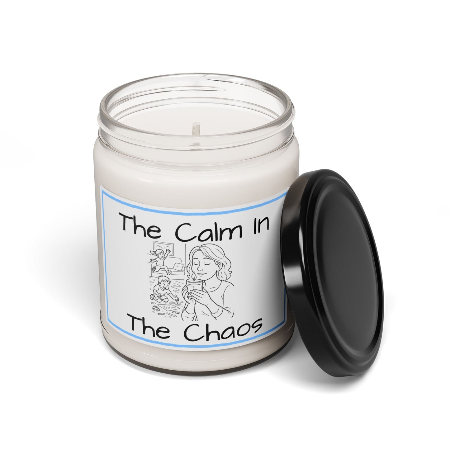 Calm in the Chaos Candle - Scented Soy, Relaxation Gift, Home Decor, Mindfulness, Aromatherapy, Self-Care