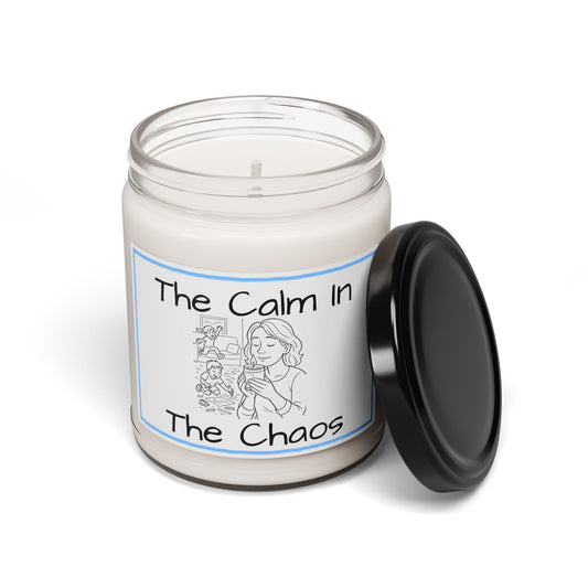Calm in the Chaos Candle - Scented Soy, Relaxation Gift, Home Decor, Mindfulness, Aromatherapy, Self-Care